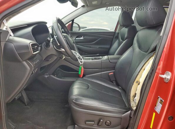 5NMS34AJ6MH357154 2021 HYUNDAI SANTA Red Սալոնի դիմացի տեսք