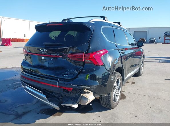 5NMS34AJ6NH405656 2022 HYUNDAI SANTA FE Black Vista frontal