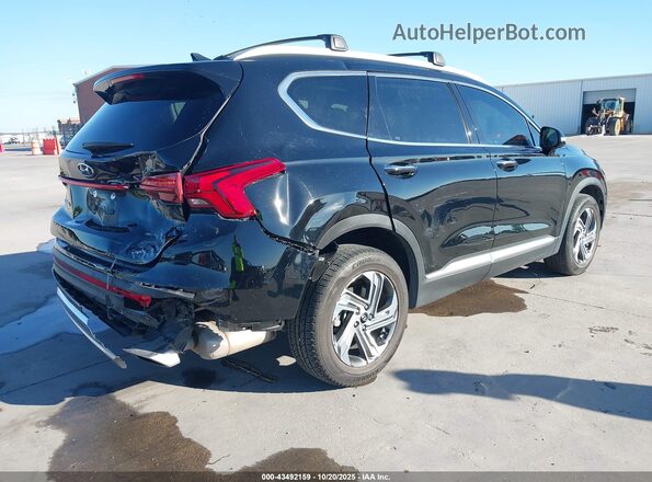5NMS34AJ6NH405656 2022 HYUNDAI SANTA FE Black Trasero derecho