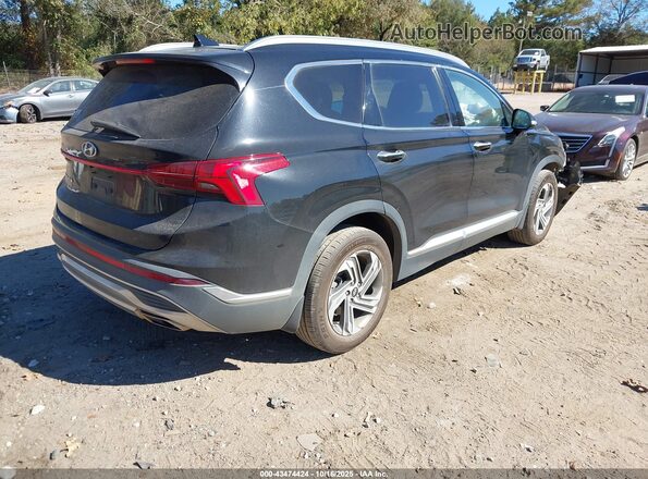 5NMS34AJ9NH406140 2022 HYUNDAI SANTA FE Black უკანა მარჯვენა