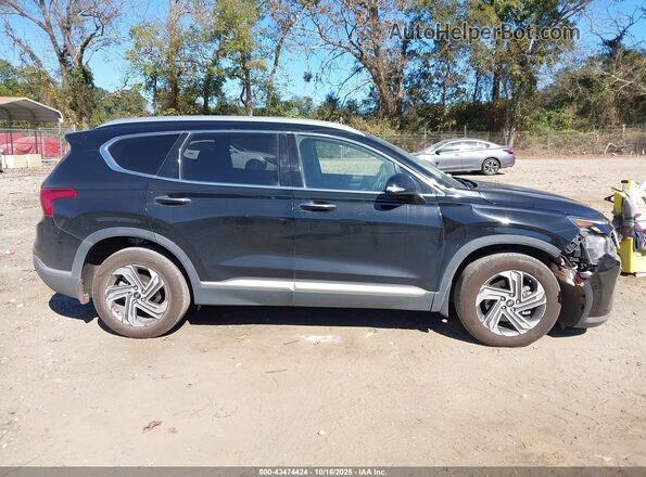 5NMS34AJ9NH406140 2022 HYUNDAI SANTA FE Black უკანა სალონის ხედი