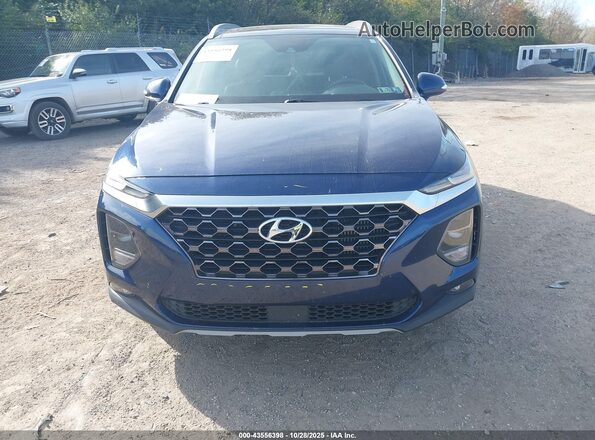 5NMS3CAA9LH301685 2020 HYUNDAI SANTA FE Blue Widok wnętrza z tyłu