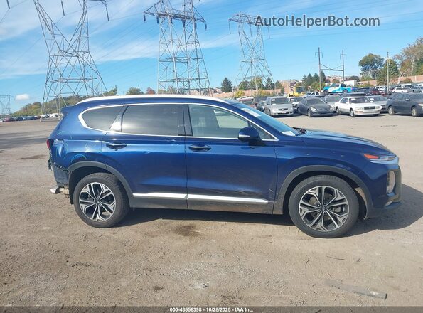 5NMS3CAA9LH301685 2020 HYUNDAI SANTA FE Blue Widok wnętrza 360 stopni