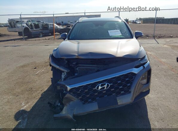 5NMS3CAD0LH179521 2020 HYUNDAI SANTA FE Gray Вид задньої частини салону