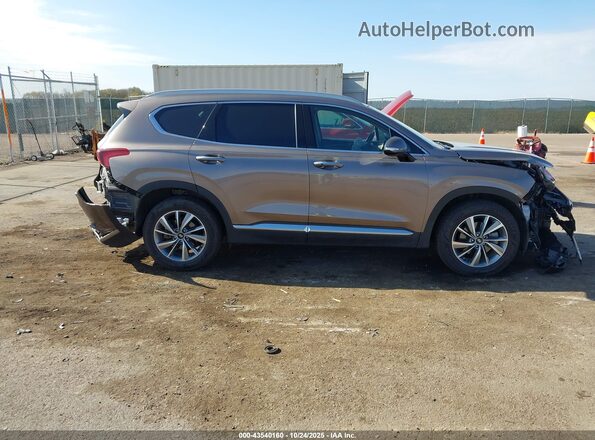 5NMS3CAD0LH179521 2020 HYUNDAI SANTA FE Gray Панорамний вид салону 360°