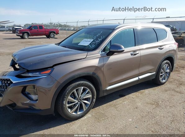 5NMS3CAD0LH179521 2020 HYUNDAI SANTA FE Gray Передня ліва чверть