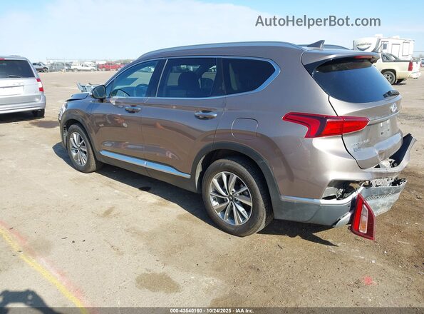 5NMS3CAD0LH179521 2020 HYUNDAI SANTA FE Gray Задня ліва чверть