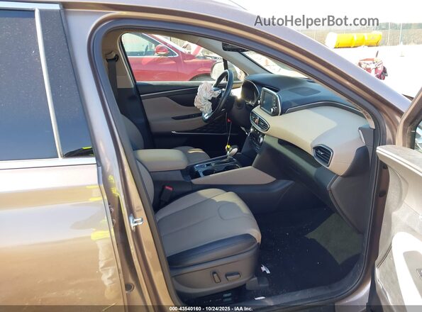 5NMS3CAD0LH179521 2020 HYUNDAI SANTA FE Gray Вид салону спереду