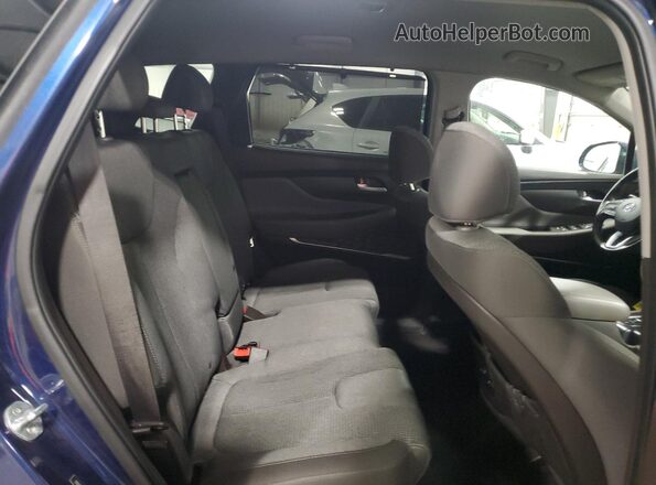 5NMS3CAD1LH156104 2020 HYUNDAI SANTA Blue Вид задньої частини салону