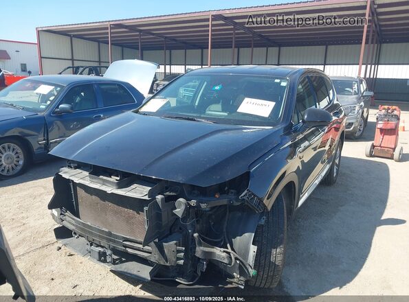 5NMS3CAD1LH220187 2020 HYUNDAI SANTA FE Черный Передняя левая четверть