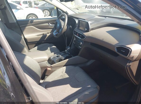 5NMS3CAD1LH220187 2020 HYUNDAI SANTA FE Черный Вид салона спереди