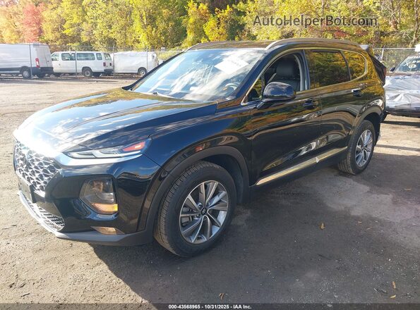 5NMS3CAD3LH193414 2020 HYUNDAI SANTA FE Black Vista tres cuartos delantera izquierda