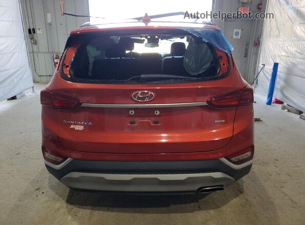 5NMS3CAD3LH203231 2020 HYUNDAI SANTA Orange Widok z tyłu