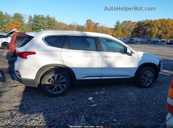 5NMS3CAD4KH059848 2019 HYUNDAI SANTA FE Белый Вид задней части салона