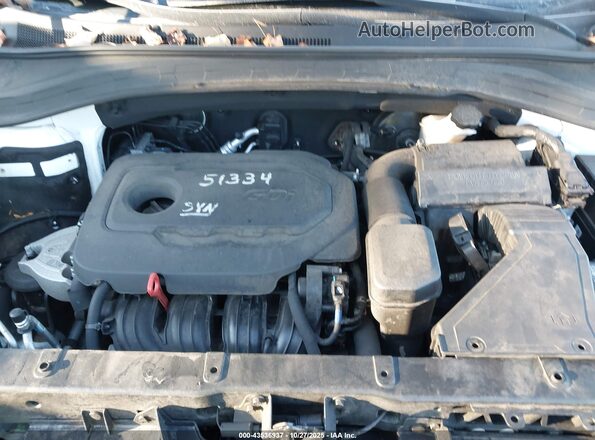 5NMS3CAD4KH059848 2019 HYUNDAI SANTA FE Белый Вид сзади