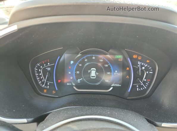 5NMS3CAD6LH238720 2020 HYUNDAI SANTA Gray Սարքավորումների վահանակի տեսք