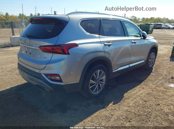 5NMS3CAD6LH270261 2020 HYUNDAI SANTA FE Серебряный Задняя правая четверть