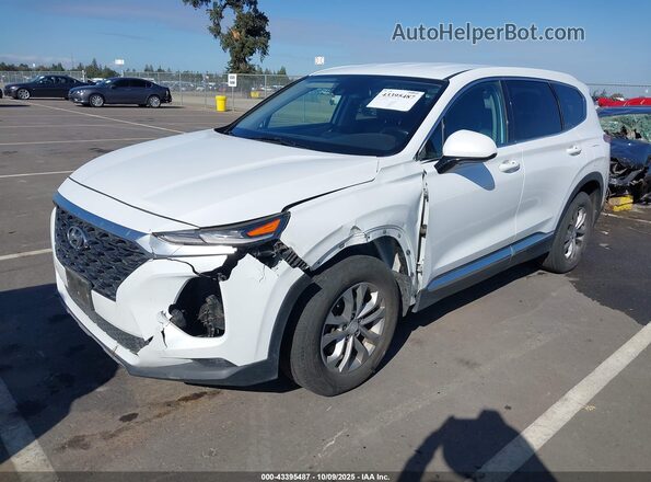 5NMS3CAD8LH216508 2020 HYUNDAI SANTA FE Белый Передняя левая четверть
