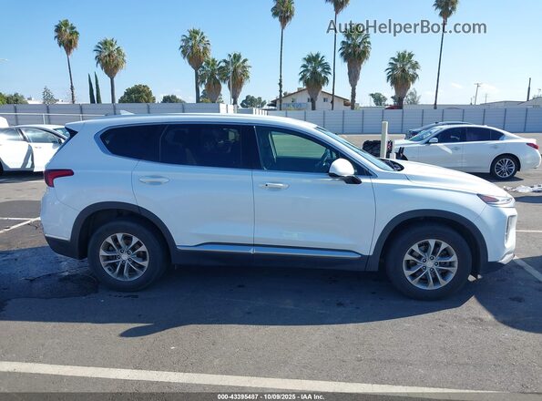 5NMS3CAD8LH216508 2020 HYUNDAI SANTA FE Белый Вид задней части салона