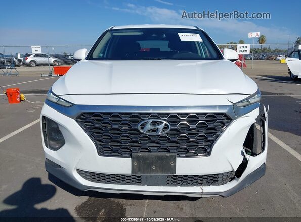 5NMS3CAD8LH216508 2020 HYUNDAI SANTA FE Белый Вид щитка приборов