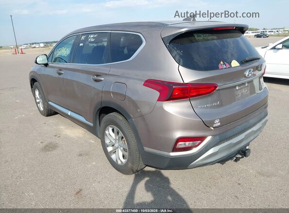 5NMS3CAD9LH163088 2020 HYUNDAI SANTA FE Brown Rear left