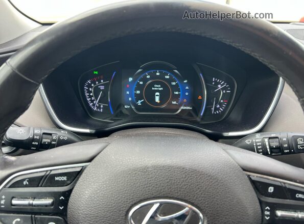 5NMS3CADXKH050958 2019 HYUNDAI SANTA FE Gray Սարքավորումների վահանակի տեսք