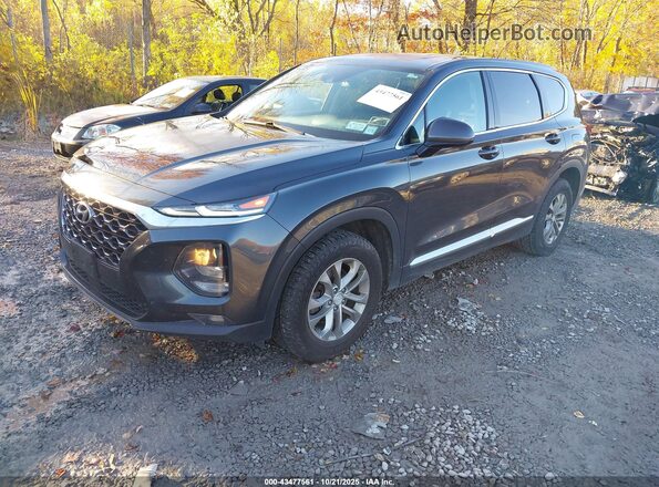 5NMS3CADXLH221791 2020 HYUNDAI SANTA FE Gray წინა მარცხენა ხედი სამი მეოთხედიდან