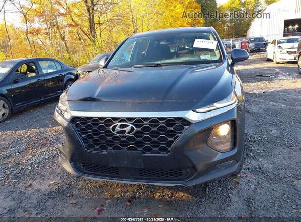 5NMS3CADXLH221791 2020 HYUNDAI SANTA FE Gray ხელსაწყოთა პანელის ხედი