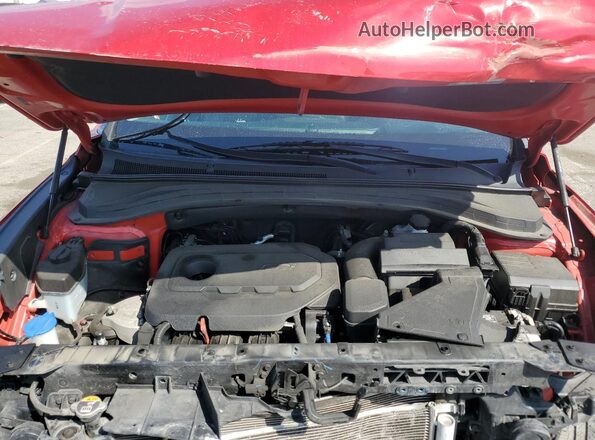 5NMS3CADXLH238543 2020 HYUNDAI SANTA Red Vista del compartimento del motor