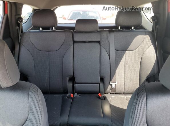 5NMS3CADXLH238543 2020 HYUNDAI SANTA Red Vista de los asientos traseros