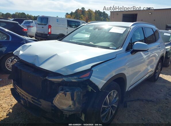 5NMS3CADXLH304542 2020 HYUNDAI SANTA FE Белый Передняя левая четверть