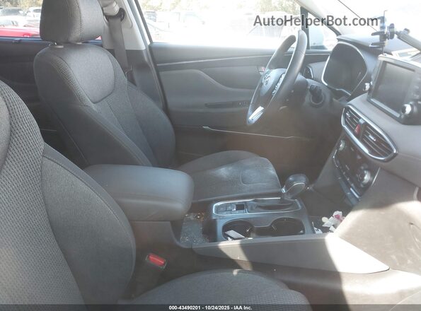5NMS3CADXLH304542 2020 HYUNDAI SANTA FE Белый Вид салона спереди