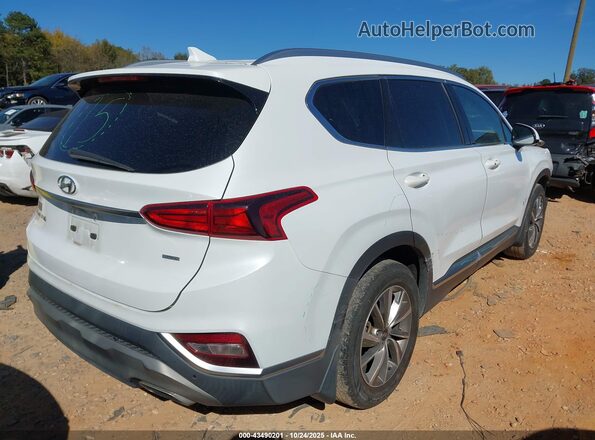 5NMS3CADXLH304542 2020 HYUNDAI SANTA FE Белый Задняя правая четверть