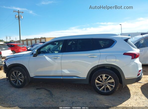 5NMS3CADXLH304542 2020 HYUNDAI SANTA FE Белый Панорамный вид салона 360°