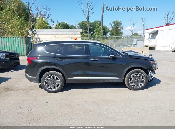 5NMS3DA10PH011928 2023 HYUNDAI SANTA FE HYBRID Black Rear interior view