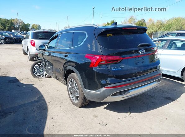 5NMS3DA10PH024131 2023 HYUNDAI SANTA FE HYBRID Black უკანა მარცხენა