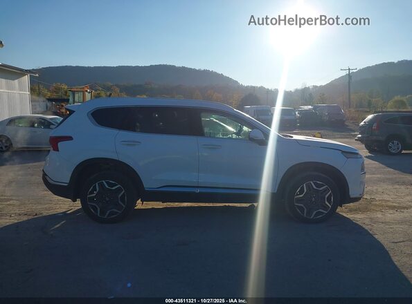 5NMS3DA13PH018601 2023 HYUNDAI SANTA FE HYBRID Белый Вид задней части салона