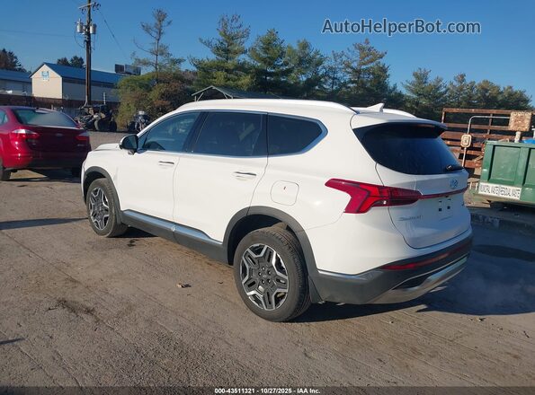 5NMS3DA13PH018601 2023 HYUNDAI SANTA FE HYBRID Белый Задняя левая четверть