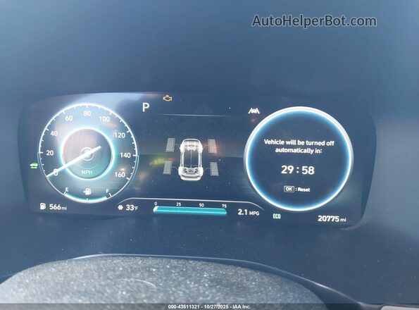 5NMS3DA13PH018601 2023 HYUNDAI SANTA FE HYBRID Белый Вид задних сидений