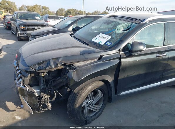 5NMS3DAJ3NH445581 2022 HYUNDAI SANTA FE Черный Вид спереди