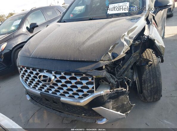 5NMS3DAJ3NH445581 2022 HYUNDAI SANTA FE Черный Вид щитка приборов