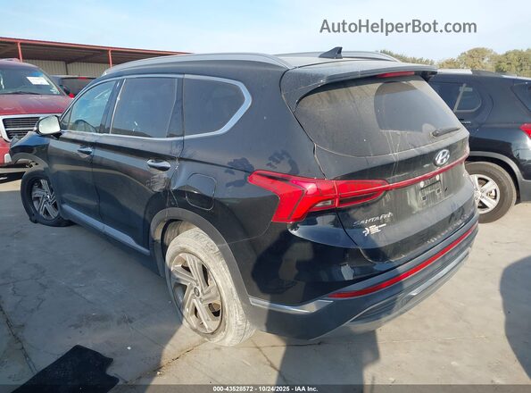 5NMS3DAJ3NH445581 2022 HYUNDAI SANTA FE Черный Задняя левая четверть