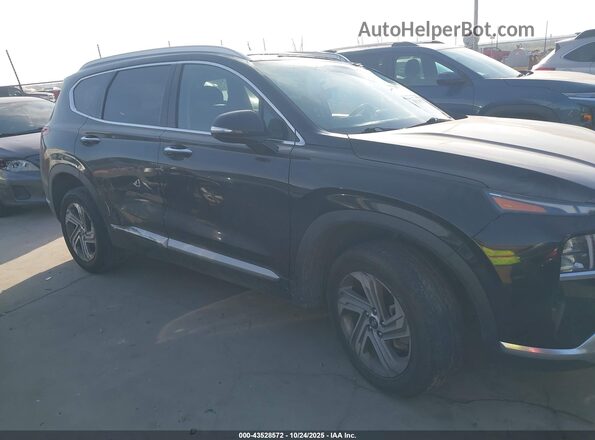 5NMS3DAJ3NH445581 2022 HYUNDAI SANTA FE Черный Вид задней части салона