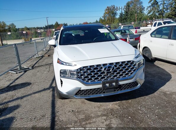 5NMS3DAJ5MH313016 2021 HYUNDAI SANTA FE White Vista del cuadro de instrumentos