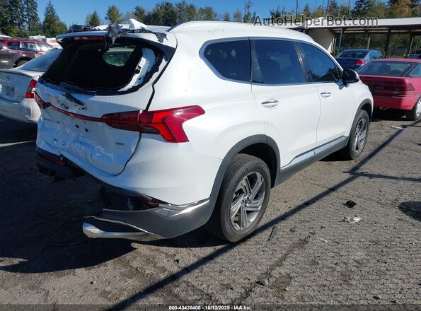 5NMS3DAJ5MH313016 2021 HYUNDAI SANTA FE White Trasero derecho