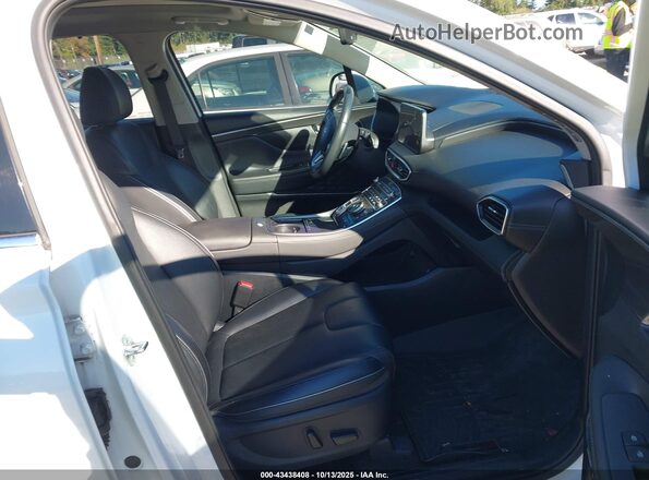 5NMS3DAJ5MH313016 2021 HYUNDAI SANTA FE White Vista interior delantera