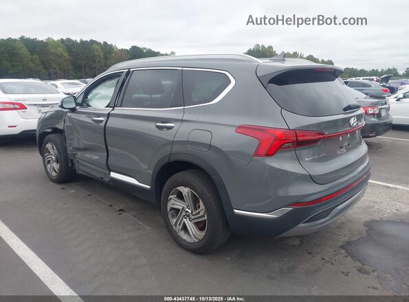 5NMS3DAJ6MH372172 2021 HYUNDAI SANTA FE Серый Задняя левая четверть