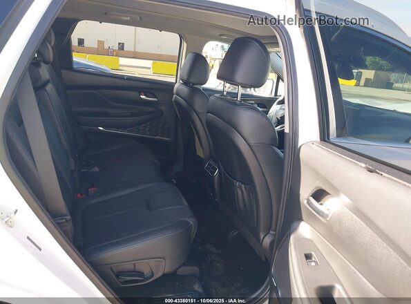 5NMS3DAJ6PH533687 2023 HYUNDAI SANTA FE White VIN კოდის სტიკერის ხედი