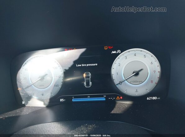 5NMS3DAJ6PH533687 2023 HYUNDAI SANTA FE White უკანა სავარძლების ხედი