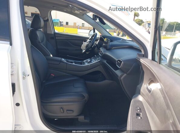 5NMS3DAJ6PH533687 2023 HYUNDAI SANTA FE White წინა სალონის ხედი